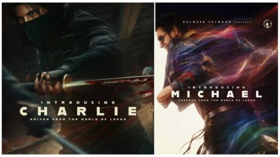 Dulquer Salmaan and Tovino Thomas in Lokah