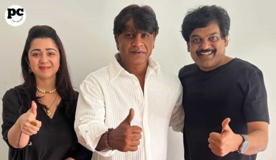 Vijay Kumar With Puri Jagannath and Charmi Kaur